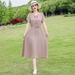 Cotton Silk Printed Skirt, 2025 Spring-summer New Style, Rayon Bohemian Floral Dress, Women's Long Flared Skirt_ecoleips.com