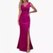 Women's Clothing V Neck Slit Evening Dress Cocktail Long Dress_ecoleips.com