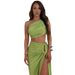 Women's Clothing 2024 Summer New Arrivals Sexy Backless Tube Top Slim Fit Slit Skirt Set Wholesale_ecoleips.com