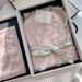 Summer Sleepwear, Women's Heart-shaped Long Sleeved Two-piece Set, Cute Pink Korean Version, Sweet And Wearable Home_ecoleips.com