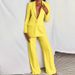 Autumn Fashion: Elegant Long-Sleeved Suit With Straight-Cut Pants, Crafted In Silk-Like Lustrous Fabric_ecoleips.com