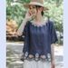 This Summer's Lightweight, Comfortable Cotton-Linen Short-Sleeved Dress For Women Features Embroidery Details And A Retr_ecoleips.com