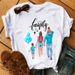 Wholesale Cross-border Women's Plus-size Letter Print Loose-fitting Family Set Short-sleeve T-shirts In European And_ecoleips.com