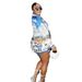 Women's Clothing Women's Loose Fit Mid-Length Shirt Style Top Long Sleeve For Formal & Casual For Women_ecoleips.com