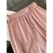 Women's Clothing Salty Outfit Casual Sports Suit For Women Summer Trendy Age Reducing Pink Short Sleeved Top Wide Leg Pants Two Piece Suit_ecoleips.com