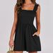 2025 Summer New Fashion Gathered Strap Jumpsuit For Women Casual Versatile_ecoleips.com