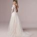 Lightweight Wedding Dresses Lace V Neck Backless Short Train Bridal Gowns For Women Source_ecoleips.com