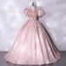Romantic Pink Tutu Evening Gown – Satin Princess Ballgown For Vocal Performances, Hosting & Special Occasions_ecoleips.com