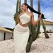 Women's Clothing New Irregular Sexy Knitted Sweater Camisole Vest Women's Elastic Hip Skirt Suit_ecoleips.com