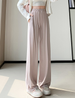 Ice Silk Wide Leg For Women In Summer, Thin, Short With Pockets, High Waisted, Cool Pants, Sun Protection Pants_ecoleips.com