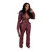 New Stretch Leather Pants And Jacket Set Stretch PU Leather Pantsuit – Retro Biker Jacket & Slim Fit Trousers Set_ecoleips.com