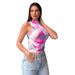 Women's Clothing New Style Cool Street Style Printed Mesh Vest_ecoleips.com