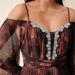 Women's Spring/Summer Spaghetti Strap Pleated Light Luxury Rhinestone Stud And Rhinestone Elegant Graded Print Dress_ecoleips.com