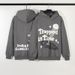 Women's Clothing high street hip hop Travis retro distressed trapped in time foam printed hoodie sweatshirt_ecoleips.com