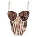 Women's Clothing High End Outer Wear Sexy Small Sling Autumn And Winter Inner Wear Can Be Worn Alone Flower Pattern Print Fishbone Chest_ecoleips.com