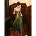 Mermaid Lady Adult Ceremony Light Luxury Niche Strap High End Dress_ecoleips.com