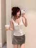 Pure Desire Buttoned Camisole Summer Women's Clothing 2026 New Slim-Fit Casual Versatile Youthful Hot Girl Top_ecoleips.com