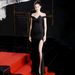 Women's clothing new elegant long one-shoulder fishtail host dress long dress_ecoleips.com
