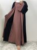 New Design Nida Muslim Abaya Dubai Luxury Woman Dress Veiled Islamic Moroccan Kaftan Black Ramadan Modest Casual Clothing Eid_ecoleips.com