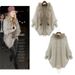 Aria Basics Aria Basics 2025 Spring Autumn Winter Fashion New European And American Batwing Sweater Loose Plus Size Knitted Lace-up Cardigan_ecoleips.com