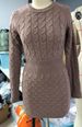 Women's Long Sleeve Round Neck Bodycon Sweater Dress - Fall Winter Stretchy Knit Casual Tunic Pullover_ecoleips.com