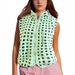 Aria Basics European American Cross-border Autumn And Winter Best-selling Waffle Fleece Vest, Sleeveless High-neck Zippered_ecoleips.com