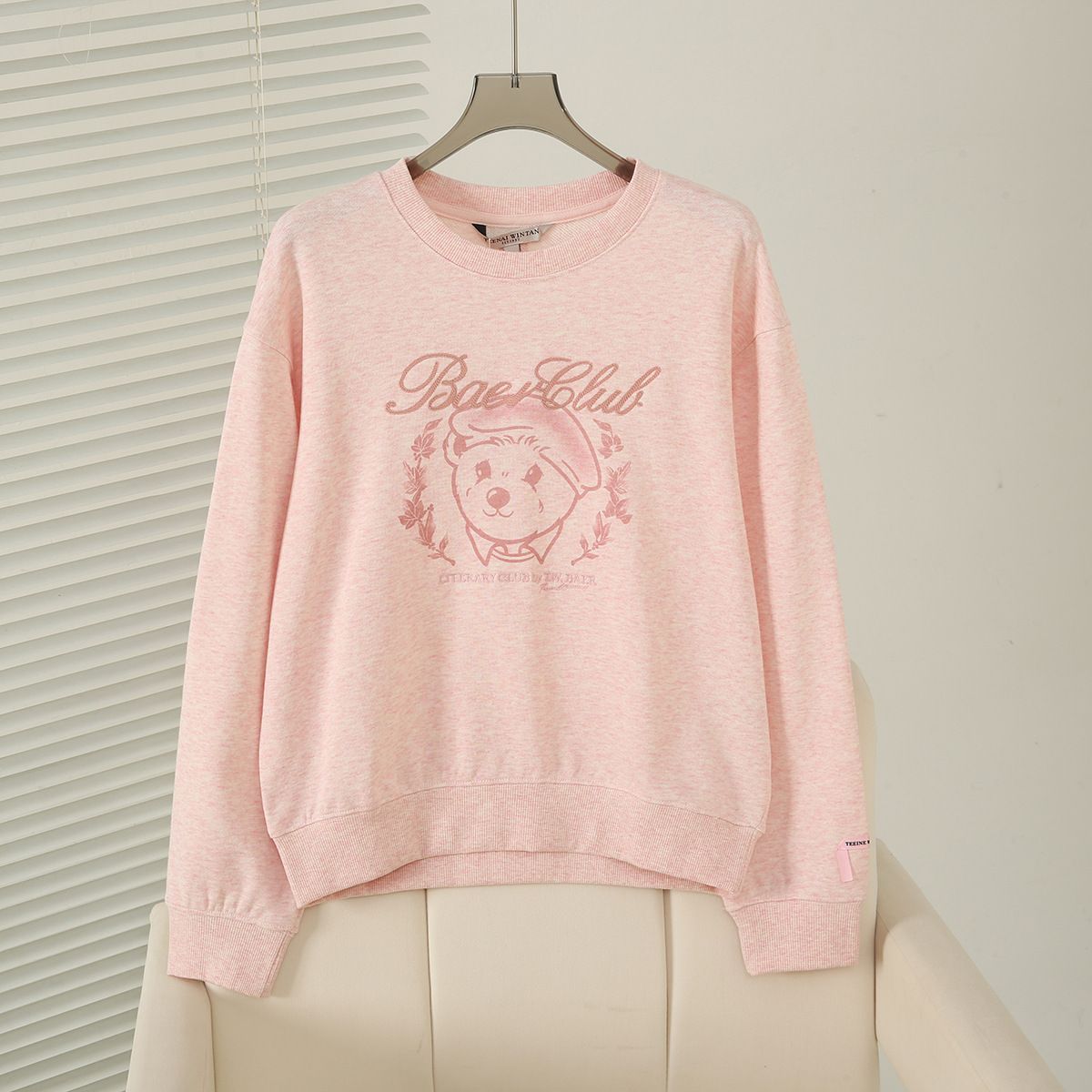 Women's Casual Long Sleeve Sweatshirt Autumn New Cute Cartoon Pattern round Neck Comfortable Clothing TTMA254904E_ecoleips.com