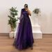 Women's Clothing Spring And Autumn New Oblique Shoulder Mesh Print Dress Ins Casual Loose Party Dress_ecoleips.com