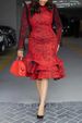 In Stock 23 European American Cross-Border Trade Hot Item Spring And Autumn Printed Round Neck Long Sleeve Mesh_ecoleips.com