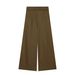 Women's Stripe Wide-Leg Palazzo Pants - Soft Wrinkle-Resistant Flowy Trousers For Elegant Casual Style_ecoleips.com
