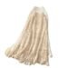 Women's Clothing High Waisted Slimming A-Line Midi Skirt For Women Heavy Duty Hollowed Out Knit Crochet With Tassel Splicing Summer Skirt_ecoleips.com