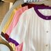 Women's Clothing Real Shot Spot Summer New Design Sense Contrast Color Round Neck Short Sleeve Top Sweater Female_ecoleips.com