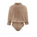 Women's Clothing Fashionable Design Women's Lapel Jumpsuit Slim Fit Mid Sleeve Shirt Top For Formal & Casual For Women_ecoleips.com