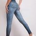 Women's Clothing Denim Fitness Pants For Women, High Waist Slimming Butt Lift Peach Stretch Outer Wear Double Pocket Running Yoga Casual Pants_ecoleips.com