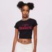 Mean Girls A Little Dramatic American Retro Slim-fit Short-sleeve T-shirt With Hot Girl Print Top_ecoleips.com
