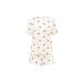 Women's Pajamas Set, Love Pattern Printing Soft Short-sleeved Shorts Loungewear Set_ecoleips.com