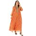 ng2510292 AB191 Muslim 2022 New Spring/Summer Foreign Trade Women's Clothing Arabic Long-Sleeve Abaya Middle Eastern Flared Dress_ecoleips.com