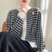 K Soft And Tender Knit Cardigan For Women; Short Sweater For Girls To Wear As Outerwear; Slimming Sweater For_ecoleips.com