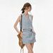 2026 New European And American Style Sleeveless Vest Short Skirt Suit Women's Summer V-neck Button Waist Fashion And Casual Two Pieces_ecoleips.com