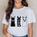 European American Cross-border Foreign Trade Women's Clothing Cute And Funny Alpaca Print Round-neck Short-sleeve_ecoleips.com