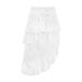 Women's Clothing Skirt Irregular Hollow Design Lace Skirt Holiday Style Skirt_ecoleips.com
