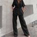 Women's Clothing Fashion Suit Cotton And Linen Short Sleeve Long Pants Two Piece Suit Belt Design Casual_ecoleips.com