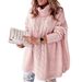 Oversized Batwing Sleeve Knit Top – Plus Size Women’s Tunic Sweater With Shawl Collar_ecoleips.com