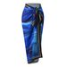 Floral Print One-Piece Swimsuit With Wrap Skirt – Adjustable Halter & Underwire Support (One Size)_ecoleips.com