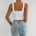 2026 Cross-Border Spring/Summer Bestseller: Simple Wide-Shoulder Women's Camisole With Double-Layer Fabric, Slim_ecoleips.com