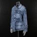 K Personalized Street Style Jacket, New Fashionable Ruffle Edge Single Breasted Lapel Three-dimensional Denim Jacket For Women_ecoleips.com