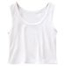 Women's Cotton Short Sleeveless Knitted Camisole Vest For Spring And Summer Fresh Style Student Top_ecoleips.com