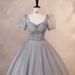 Women's Clothing Evening Dress Long High End Stage Puffy Skirt Vocal Art Exam Dress Annual Meeting Host Dress_ecoleips.com