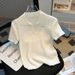 women's Thin Loose Slim Fat MM Short-sleeved T-shirt_ecoleips.com