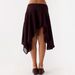 Bohemian Floral Print A-Line Skirt - High Waist Asymmetric Hem Midi Skirt For Women_ecoleips.com